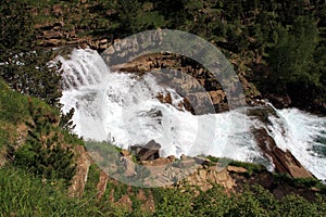 Waterfalls Gradas de Soaso in Ordesa Park photo