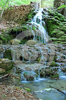 Waterfall, Grand Canyon of Crimea, Crimea, Ukraine