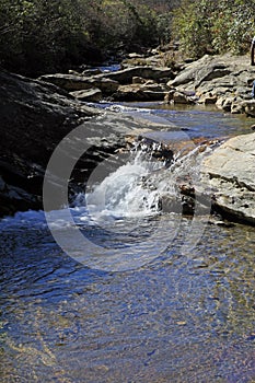 Waterfall at Graveyard Fields in NC