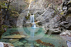 Waterfall in Greece