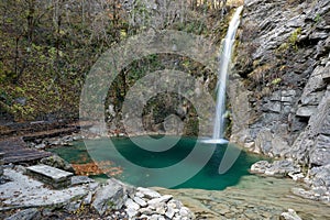 Waterfall in Greece