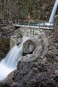 Waterfall in Greece