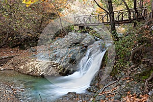 Waterfall in Greece