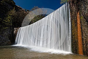 Waterfall in Greece