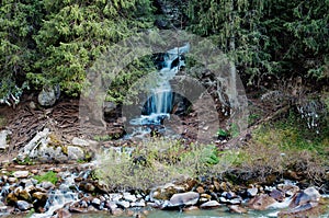 Waterfall in Grigorevsky gorge