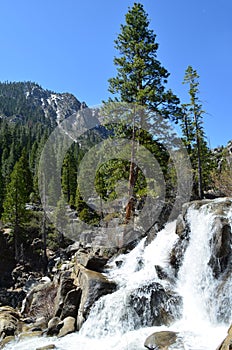 Waterfall at Grover Hot Springs photo