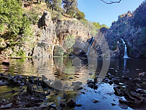 Waterfall in Guadalix
