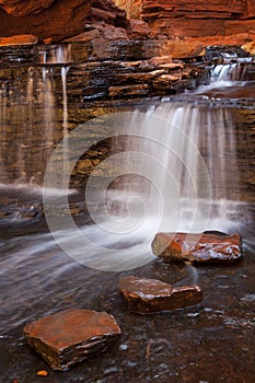 Waterfall in the Hancock Gorge, Karijini NP, Australia