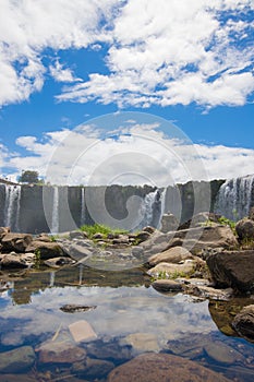 Harajiri Falls in midsummer