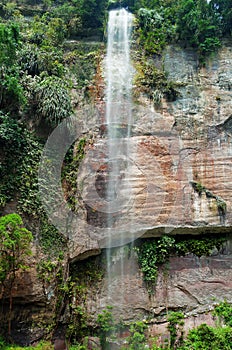 Waterfall in the Harau Valley.