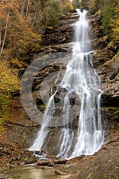 Waterfall in Hart in Zillertal valley, Austria