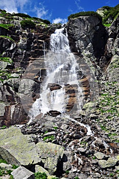 Waterfall in High tatras