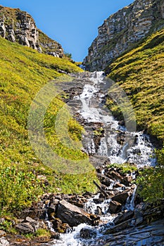 Waterfall in the High Tauern Alps