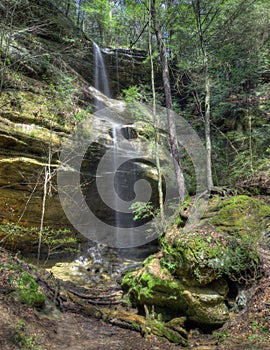 Waterfall in Hocking HIlls Ohio
