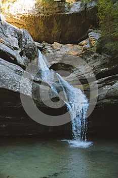 Waterfall in Hocking Hills