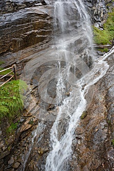 Waterfall in Hohe Tauern National Park