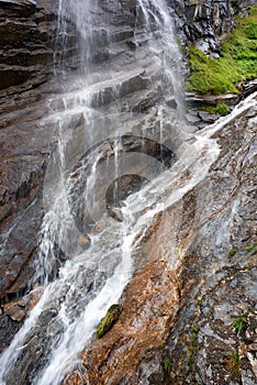 Waterfall in Hohe Tauern National Park