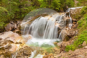 Waterfall in hohenschwangau