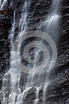 Waterfall Huk in the Carpathian mountains