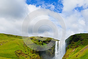 Waterfall in Iceland