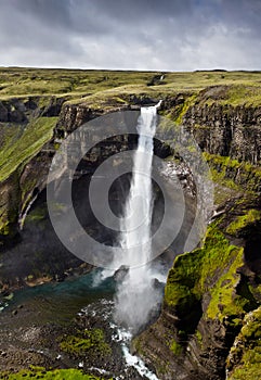 Waterfall in Iceland