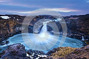 Waterfall in Iceland