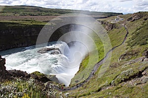 Waterfall in Iceland