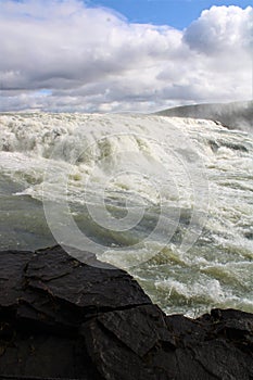 A waterfall in Iceland - Gullfoss