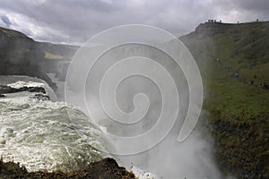 A waterfall in Iceland - Gullfoss