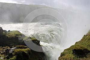 A waterfall in Iceland - Gullfoss