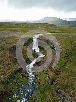 Waterfall Iceland Nature