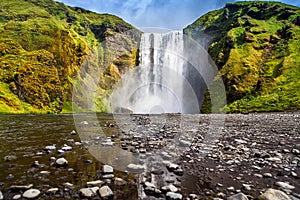 Waterfall in iceland