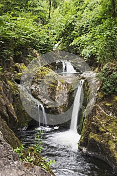 Waterfall at Ingleton, North Yorkshire, UK