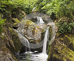 Waterfall at Ingleton, North Yorkshire, UK