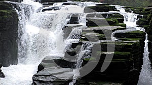 Waterfall inside TengLong Cave