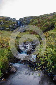 Waterfall in the isle of Skye