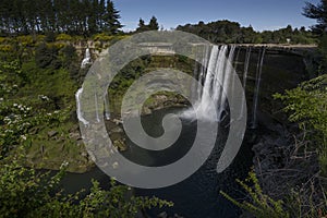 Waterfall of the Itata river, Chile