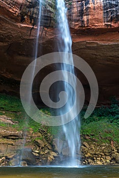 Waterfall at Jardin de las Delicias, Santa Cruz, Bolivia photo