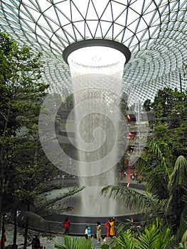 Waterfall in the Jewel Changi Airport photo