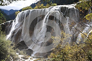 Waterfall in Jiuzhaigou National Park