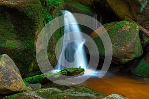 Waterfall from The Jizera Mountains