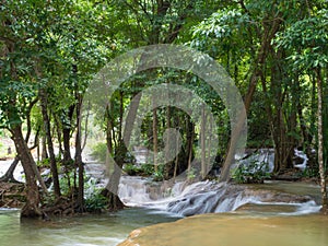 Waterfall In jungle