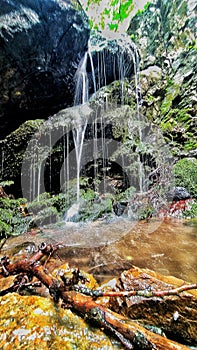 Waterfall in jungle