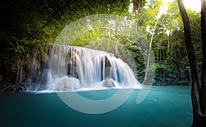 Waterfall in jungle