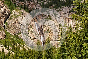 Waterfall in Kazakhstan