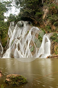 The Waterfall known as Cachoeira Paraiso do Cerrado