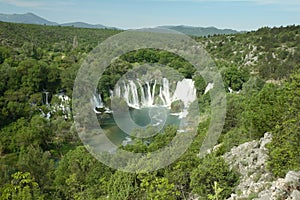 Waterfall Kravica in Bosnia and Herzegovina photo