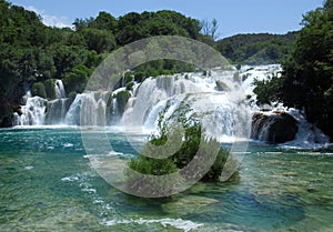 Waterfall in Krka National Park