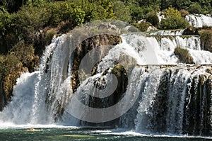 Waterfall at Krka National Park