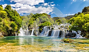 Waterfall In Krka National Park -Dalmatia, Croatia